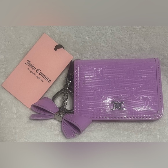 Violet Card Holder with Bow Charm - Picture 3 of 8